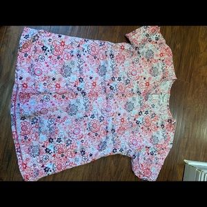 Peaches scrub top!